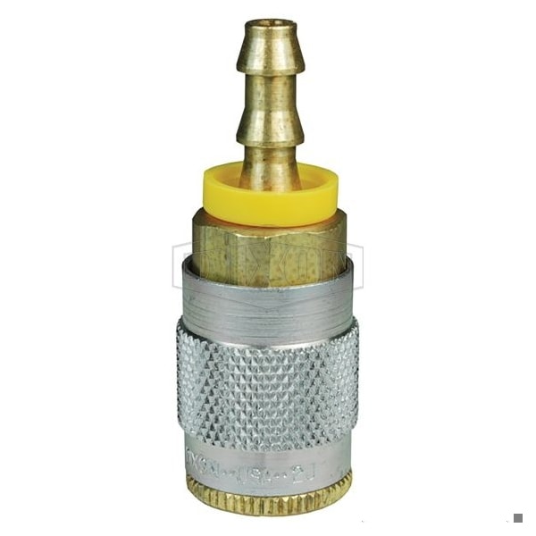 J Series Tru-Flate Automotive Quick Disconnect Pneumatic Hose Barb Coupler, 3/8 in Nominal, 300 psi